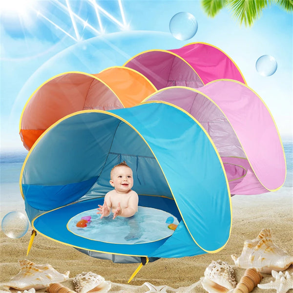 Tenda de praia portátil para bebês