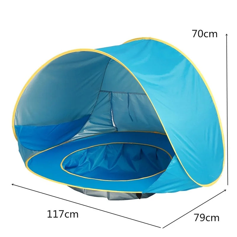 Tenda de praia portátil para bebês